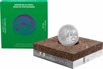 Portogallo Simone de Oliveira - 5 euros Proof 2025