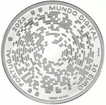 Portogallo The digital world - 10 EUROS silver BE 2023