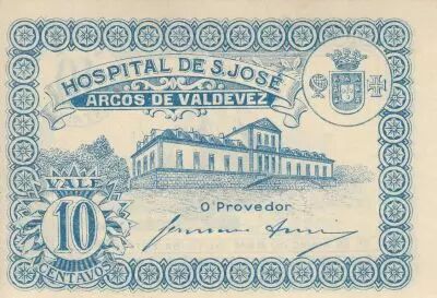 Portugal 10 Centavos - Arcos de Valderez - Hospital de S. Jos�