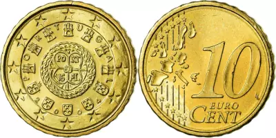 Portugal 10 Centimes 2004