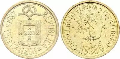Portugal 10 Escudos - The Rural World - 1987
