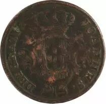 Portugal 10 Reis John - Regency - Arms
