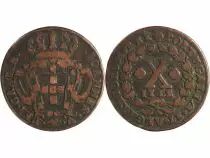 Portugal 10 Reis John V - Arms