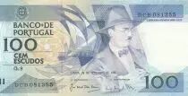 Portugal 100 Cem Escudos  - Fernando Pessoa - 24-11-1988 - S&eacute;ries DCB