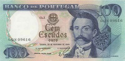 Portugal 100 Escudos - Branco - 30-11-1965 - P.169a