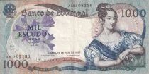 Portugal 1000 Escudos - Maria II - 19-05-1967 - S&eacute;rie AMD