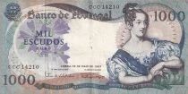 Portugal 1000 Escudos - Maria II - 19-05-1967 - S&eacute;rie CCC