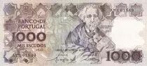 Portugal 1000 Escudos - Teofilo Braga - 1987  - AU - P.181e