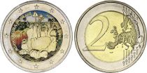 Portugal 2 Euros - Agriculture familiale - Colorisée - 2014