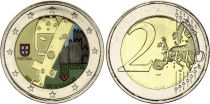 Portugal 2 Euros - Guimaraes - Colorised - 2012