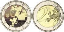 Portugal 2 Euros - Guimaraes - Colorisée - 2012