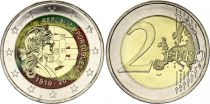 Portugal 2 Euros - République portugaise - Colorisée - 2010