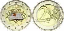 Portugal 2 Euros - Traité de Rome - Colorisée - 2007