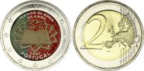 Portugal 2 Euros - Treaty of Rome - Colorised - 2007