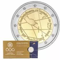 Portugal 2 EUROS COMM&Eacute;MO. BE PORTUGAL 2019 - 600 ans de la d&eacute;couverte de l\'&icirc;le de Mad&egrave;re
