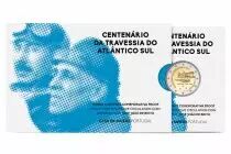 Portugal 2 EUROS COMM&Eacute;MO. BE PORTUGAL 2022 - 100 ans de la premi&egrave;re travers&eacute;e par avion de l\'Atlantique sud