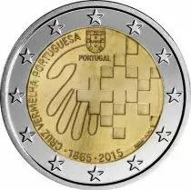 Portugal 2 Euros Comm&eacute;mo. PORTUGAL 2015 - Croix Rouge