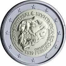 Portugal 2 EUROS COMM&Eacute;MO. Qualit&eacute; BU PORTUGAL 2019 - 500 ANS DU TOUR DU MONDE DE  MAGELLAN