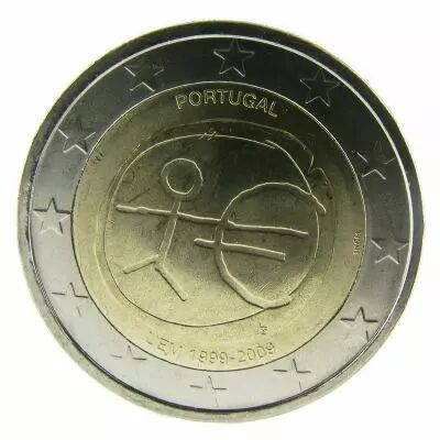 Portugal 2 Euros Comm�morative 10� anniversaire EMU - Portugal 2009