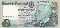 Portugal 20 Escudos - Gago Coutinho - 04-10-1978 - Série RV