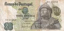 Portugal 20 Escudos - Garcia de Orta - 1971 - Serial RM - P.173