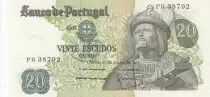 Portugal 20 Escudos - Garcia de Orta - 27-07-1971 - Serial PR