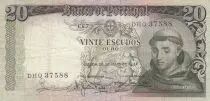 Portugal 20 Escudos - Saint Ant&oacute;nio (1195-1232)- 26-05-1964 - S&eacute;ries vari&eacute;s