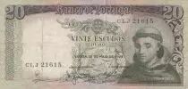Portugal 20 Escudos -Saint Ant&oacute;nio (1195-1232) - 24-05-1964 - Various serial