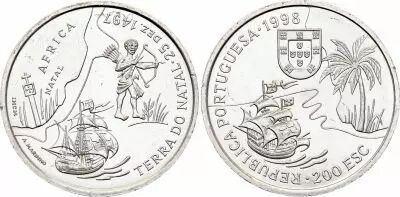 Portugal 200 Escudos - Discovering Natal in Africa - 1998
