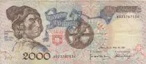 Portugal 2000 Escudos - Bartholom&eacute; Dias - Bateau - 23-05-1991 - S&eacute;rie A