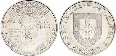 Portugal 25 Escudos - Ann�e internationale des personnes handicap�es - 1984