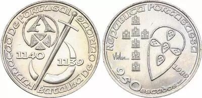 Portugal 250 Escudos - Foundation of Portugal - 1989