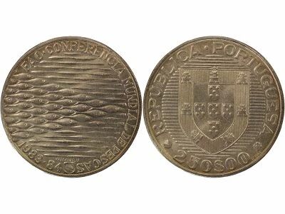 Portugal 250 Escudos, Conf. Mondiale sur la P�che - 1984 Lisbonne