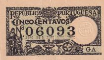 Portugal 5 Centavos - Lisbonne - 1917