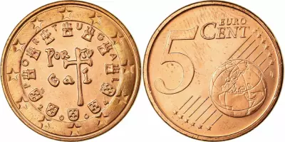 Portugal 5 Centimes 2004