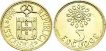 Portugal 5 Escudos - Portugal\'s coat of arms and a sailor\'s knot - 1998