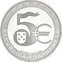 Portugal 5 EUROS argent BE Couleur PORTUGAL 2022 - 20 ans de l\'Euro