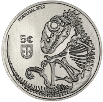 Portugal 5 EUROS PORTUGAL 2022 - Lourinhanosaurus