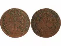 Portugal 5 Reis John V - Arms