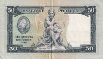 Portugal 50 Escudos - Fontes Pereira de Melo - 1955 - Série BDH - TTB+ - P.160