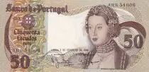 Portugal 50 Escudos - Infante D. Maria - 01-02-1980 - Serial ARS