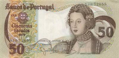 Portugal 50 Escudos - Infante Maria - 1968 - P.174