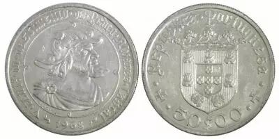 Portugal 50 Escudos Pedro Alvares Cabral - Arms