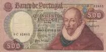 Portugal 500 Escudos - Francisco Sanches - Braga - 04-10-1979 - Serial SC