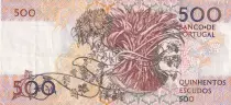 Portugal 500 Escudos - Mouzinho Da Silveira - 1987  - TTB - P.180a