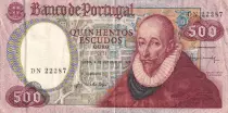 Portugal 500 Escudos Francisco Sanches, Braga - 06.09.1979 - S&eacute;rie DN