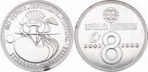 Portugal 8 Euros - Passarola - Bartolomeu Gusmao - 2007 - Silver