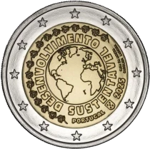 Portugal International Scouting - 2 euro commemorative coin. UNC 2025