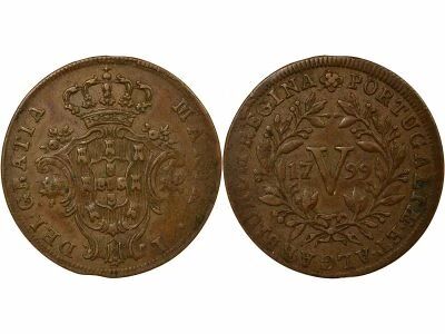 Portugal Marie I - 5 R�is - 1799 Lisbonne