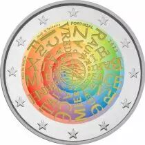 Portugal Peace - 2 euros Color Comm&eacute;mo.  2023